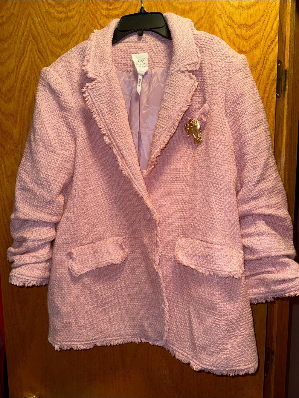 Cinq a sept tweed jacket